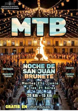 MTB Noche de San Juan Brunete en Brunete (8km, 20km, 15km, 35km)