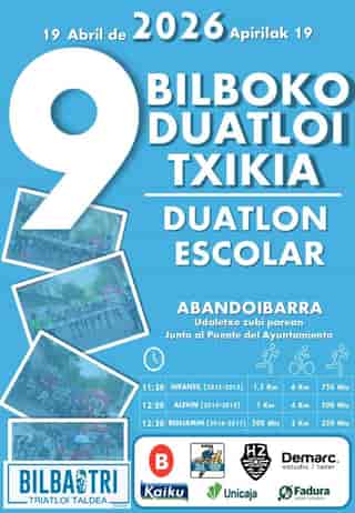 BILBOKO DUATLOI TXIKIA DUATLON ESCOLAR en Bilbao (8.25km, 5.5km, 2.75km)