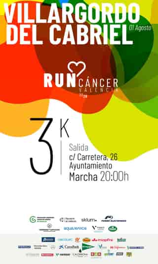 RunCáncer Valencia 2026 Villargordo del Cabriel en Villargordo del Cabriel (3km)