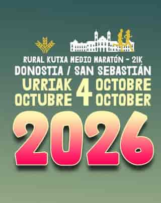 Medio Maratón San Sebastián Rural Kutxa en Donostia / San Sebastián (21.097km)