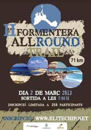 II Formentera All Round Trail 2013 en Formentera, Illes Balears, España (70km, 35km)