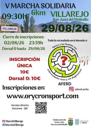 V Marcha Solidaria Villarejo en Villarejo (6km)