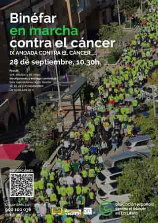 X Andada contra el cáncer en La Litera 2026 en Binéfar (5km)