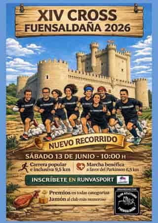 XIV CROSS POPULAR E INCLUSIVO Y VII MARCHA BENÉFICA E INCLUSIVA FUENSALDAÑA en Fuensaldaña (9.5km, 6.5km)