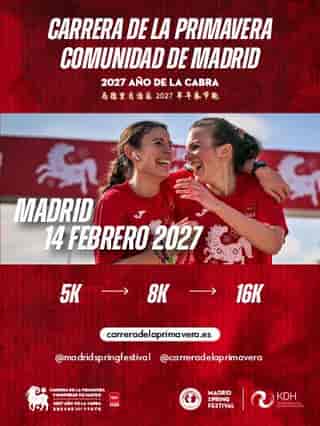 Carrera de la Primavera Comunidad de Madrid en Madrid (5km, 8km, 8km, 16km)