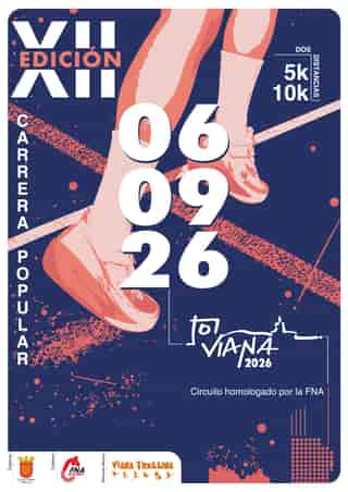 XII CARRERA POPULAR CIUDAD DE VIANA en Viana (10km, 5km)
