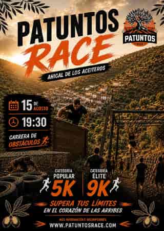 Patuntos Race en Ahigal de los Aceiteros (6km, 8km)