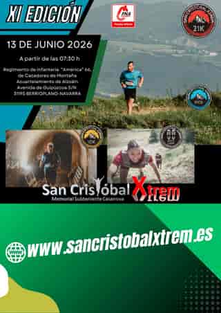 XI San Cristobal Xtrem - Memorial Subteniente Casanova en Berrioplano (21km, 10km)