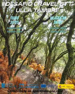 II Desafío Gravel/BTT Ulla Tambre en Arzúa (55km, 34km, 58km, 34km)