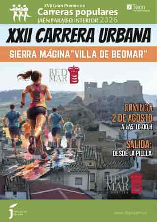 XXII Carrera Urbana de Sierra Mágina "Villa de Bedmar" en Bedmar (2km, 5km)