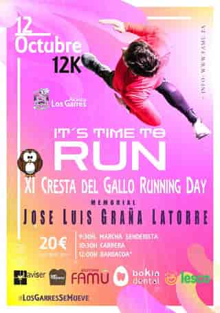 XI Cresta del Gallo Running Day 2026 en Garres y Lages (12km, 12km)