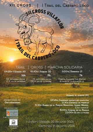 XII Cross y I Trail del Cabrero Loco en Villaflor (16km, 9km, 7km)