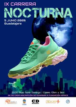 IX Carrera Nocturna Guadalajara en Guadalajara (10km, 5km)