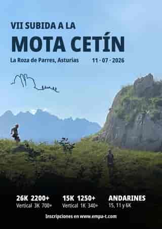 VII SUBIDA A LA MOTA CETIN 2026 en La Roza (26km, 26km, 15km, 11km, 6km, 6km, 6km)