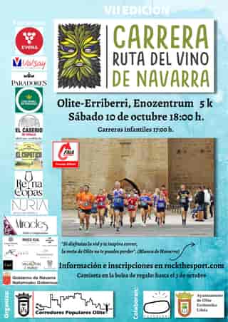 Carrera Ruta del Vino de Navarra en Olite (5km)