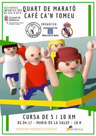 Quart de Marató Café Ca'n Tomeu 2017 en Maria de la Salut (10km, 5km)