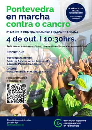 Pontevedra en marcha contra o cancro 2026 en Pontevedra (5.2km, 5.2km, 5.2km, 5.2km)