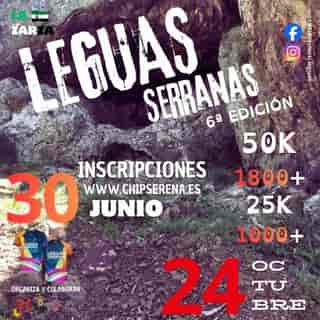 Leguas Serranas 2026 en La Zarza (50km, 25km)