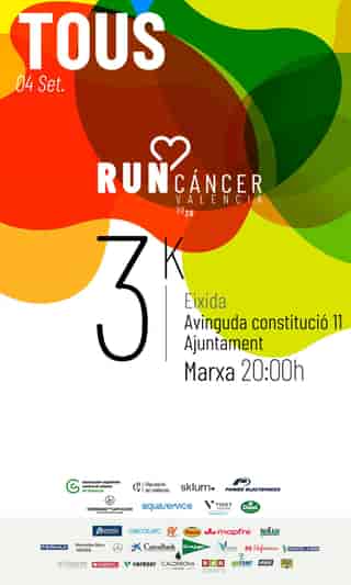 Tous Contra el Cáncer 2026 en Tous (3km)