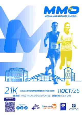 VII MEDIA MARATON DE OVIEDO 2026 en Oviedo (21.0975km)