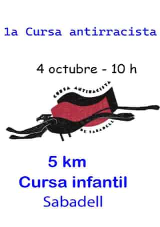 Cursa Antirracista de Sabadell en Sabadell (5km, 1km)