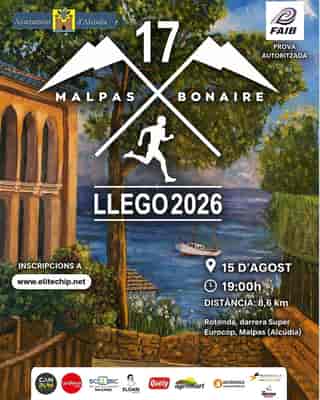 XVII LLego MalPas - Bonaire 2026 en Es Mal Pas - Bonaire (8.6km)