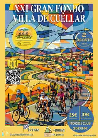 XXI GRAN FONDO VILLA DE CUÉLLAR en Cuéllar (121km)