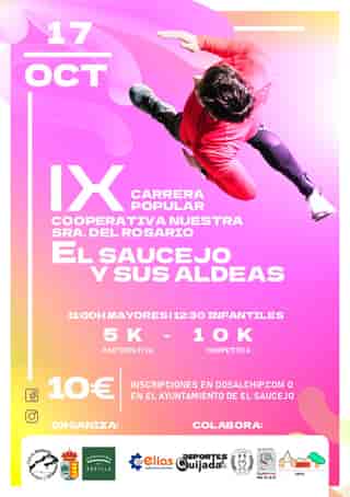 IX Carrera Popular Cooperativa Nuestra Sra. del Rosario El Saucejo y sus Aldeas en El Saucejo (10km, 5km, 5km, 1km, 1km, 0.5km, 0.2km, 0.2km)