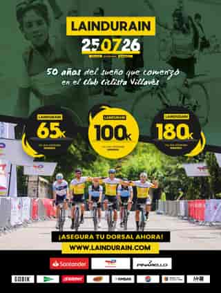 La Indurain 2026 en Villava (65km, 100km, 180km)