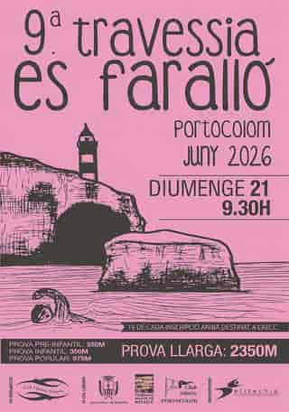 IX Travessia Es Faralló 2026 en Portocolom (350m, 350m, 975m, 2350m)