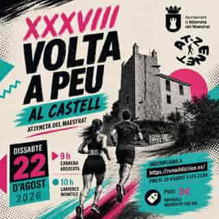 XXXVIII VOLTA A PEU AL CASTELL ATZENETA DEL MAESTRAT en Adzaneta (8.6km, 150m, 400m, 800m)