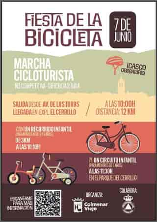 Fiesta de la Bicicleta Colmenar Viejo 2026 en Colmenar Viejo (12km, 3.6km)