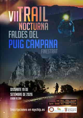 VII Trail Nocturna Faldes del Puig Campana en Finestrat (16km, 9km)