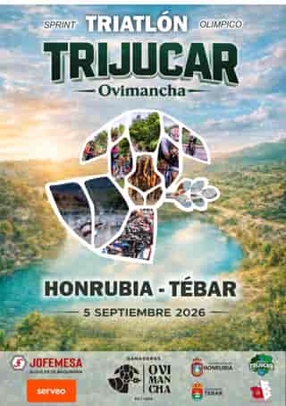 I TRIATLÓN TRIJÚCAR – OVIMANCHA en Tébar (750m, 17.27km, 5.22km, 750m, 17.27km, 5.22km)