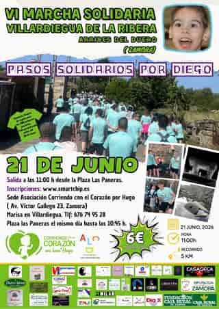 VI Marcha Solidaria Villardiegua de la Ribera - Pasos Solidarios por Diego en Sobradillo (5km)