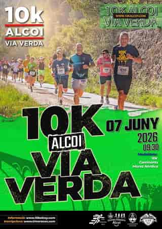 10K ALCOI VIA VERDA 2026 en Ctra. Font Roja, Alicante, España (10km, 10km, 10km)