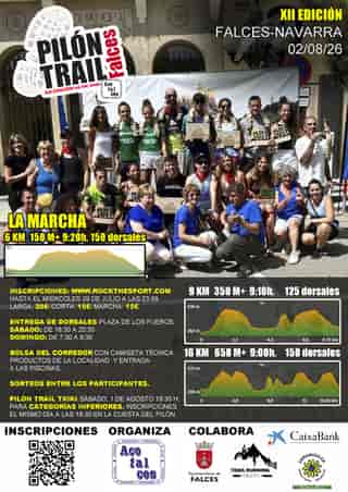 XII PILÓN TRAIL Falces en Falces (6km, 9km, 16km)