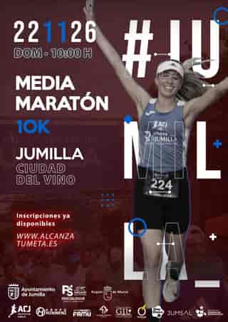 VIII Media Maratón, 10k Jumilla Ciudad del Vino en Jumilla (21.097km, 10km)