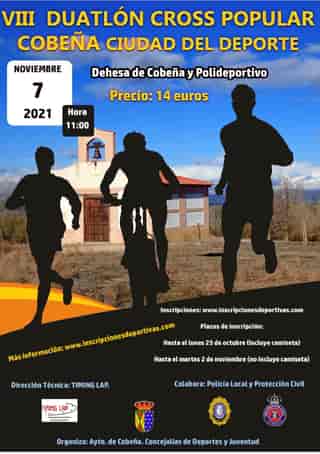 VIII DUATLÓN CROSS POPULAR COBEÑA 2021 en Cobeña (10km, 10km, 10km, 10km)
