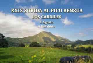 XXIX SUBIDA AL PICU BENZÚA 2026 en Los Carriles (8km)