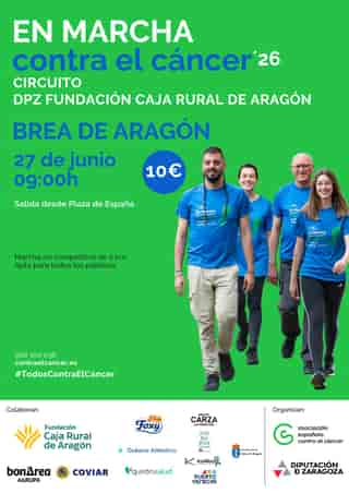 En Marcha contra el Cáncer Brea de Aragón (Circuito DPZ Fundación Caja Rural de Aragón) en Brea de Aragón (2km)