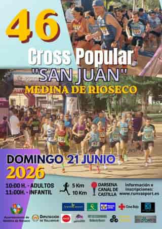 46ª Cross de San Juan Medina de Rioseco en Medina de Rioseco (10km, 5km)