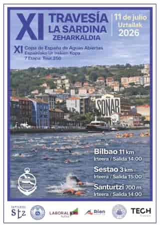 XI Travesía La Sardina en Santurtzi (11.3km, 3km, 0.7km)