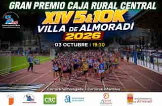 XIV 10 KM – X 5 KM Villa de Almoradí VIII Gran Premio Caja Rural Central en Almoradí (0.8km, 0.4km, 1.5km, 5km, 10km)