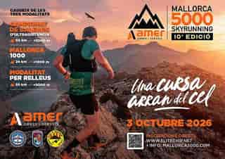 Amer Mallorca 5000 - 1000 Skyrunning 2026 en Sóller (72km, 72km, 24.2km)