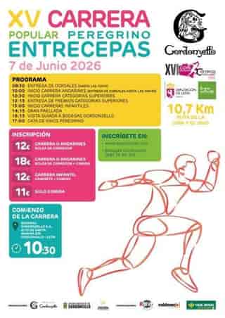 XV Carrera Popular Peregrino Entrecepas Bodegas Gordonzello en Gordoncillo (10.7km, 10.7km)
