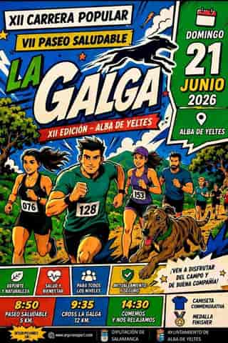 XII Carrera Popular La Galga Alba de Yeltes en Alba de Yeltes (5km, 12km)