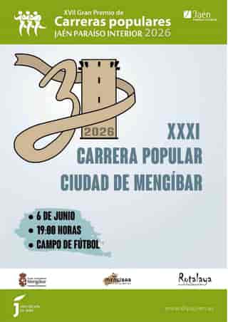 XXXI CARRERA POPULAR CIUDAD DE MENGÍBAR en Mengíbar (0.2km, 1.2km, 2.3km, 5km)