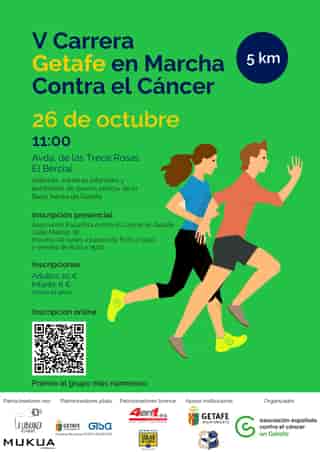 V Carrera Getafe en Marcha Contra el Cáncer en Getafe (5km)