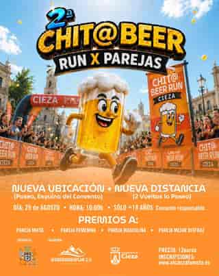 2ª Chit@ Beer Run Cieza en Cieza (1km, 2km)